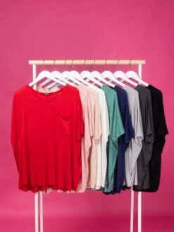 Oversized V-Neck Short Sleeve Top | S - XL -Bee Cool Store 04dfa8f1eb0bd87c7f43a6df2ff77a28