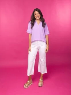 Zenana Acid Washed High Waist Frayed Hem Straight Leg Pants | S - XL -Bee Cool Store 08dxvFu1BbI33KKKexfybAKULMHiPKwW8CNcNw62