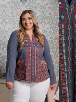 Embroidered Woven Top | S - L