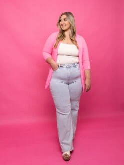 Risen High Rise 90's Wide Leg Jean- Light Wash | 1 - 3X -Bee Cool Store 0d9a1532d52b51f50ee10c430e7b611f