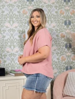 Textured Short Sleeve Top | S-L -Bee Cool Store 24377196e5ce9b5c04abb766dbfc906a