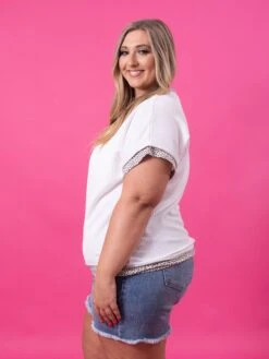 Not Over You Short Sleeve Ribbed Top | S - XL -Bee Cool Store 30724a6894251533f059ba6962282db1