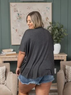 Oversized V-Neck Short Sleeve Top | S - XL -Bee Cool Store 34783b46fe9786c6a671fd1cec69196a