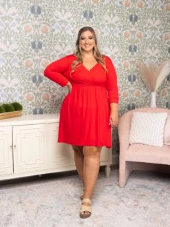 Zenana Brushed Buttery Soft Fabric Surplice Dress | S - XL -Bee Cool Store 38b9dfdce706f13cf2b4d825f98db8a9