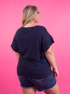 Washed Cotton Knit Flutter Sleeve Round Neck Top | S - XL -Bee Cool Store 3b96af82abe17159abb26e451e1d99a9