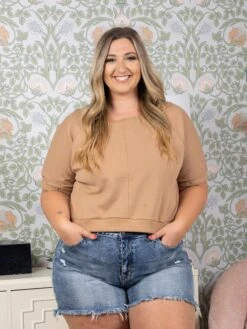 Short Sleeve Terry Knit Top | S-L -Bee Cool Store 3eddb18880c11a02e33cf139e9ae3878