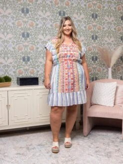 Embroidered Dress | S - 3X -Bee Cool Store 4d20b180933a1a87ac7e920e6932996a