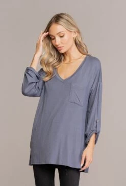 V-Neck Top With Pocket | S - 3X Sew In Love -Bee Cool Store 4tN1PYEFcne6Bmwxeeqz7FrpEykG0SNbXC4hfSkF