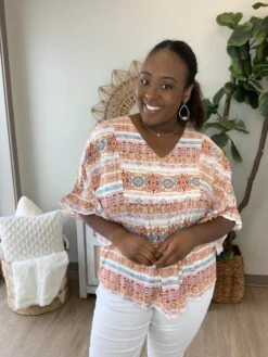 Peachy Day Top *Final Sale*