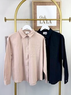 Long Sleeve Button Down Top | S-3X