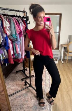 Judy Blue High Waist Patch Pocket Straight Jeans | 0 - 24 -Bee Cool Store 521651cf0c2443bc38428a2140e1c5be