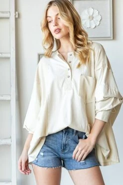 Oli & Hali Mineral Washed Waffle | S/M-L/XL