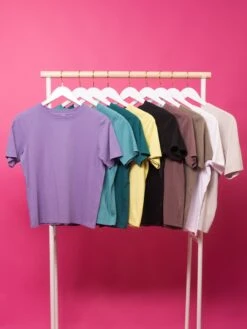 Mono B Boxy Fit Short Sleeve Pima Cotton Top | S-3X