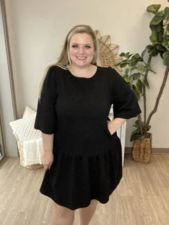 Textured Dress | S - 3XL *Final Sale*