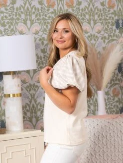 Texture Bubble Sleeve Top | S - XL -Bee Cool Store 7df9771d586488c32f6dc30c03243ec0