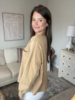 Scoop Neckline Oversized Washed Long Sleeve Top | S - 3XL -Bee Cool Store Ai6w1Ouf5c0U18qZEmlK4ooBP3j0ov7BbpovPRnF