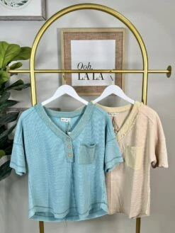 Relaxed Short Sleeve Top | S-L-