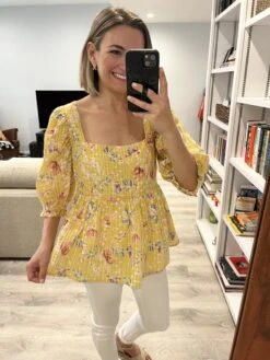 Floral Eyelet Detail Top *Final Sale* -Bee Cool Store Cfo5KVWqCctJPrhECbn5e11HMnZZv9RkG1fEUVpl