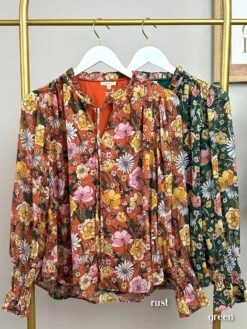 Floral Chiffon Top | S-L