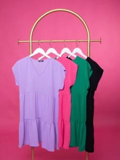 Tiered Mini Dress | S - 3X