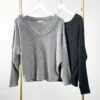 Long Sleeve Knit V-Neck Top | S - 3XL -Bee Cool Store HnJKCEmpwSWczhnQnmLdHJ8okGdxAtsWSDVzs7Nf