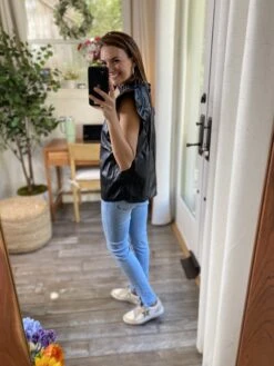 Faux Leather Top | S-3XL -Bee Cool Store Jroz9iHdvdLWls6TyvqZglaAro9lNXFrE7zLFNwl