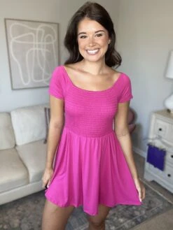 Smocked Bodice Built-in Shorts Dress | S - XL -Bee Cool Store Jtnqr5torQf8bnWarLyGR2lEOhNJuQhyCBClZBEc