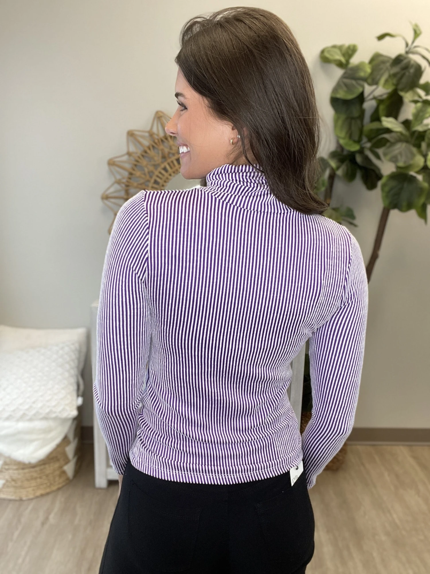 Zenana Ribbed Turtleneck Long Sleeve Top | S-L 6 Zenana Ribbed Turtleneck Long Sleeve Top | S-L - Image 4