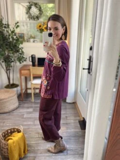 Embroidered Woven Top | S - L -Bee Cool Store Oz8UBgnW4magikIlsup894FKdrbBoKQ3iayEJRA9