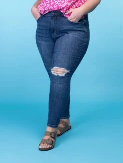 Judy Blue Mid Rise Tummy Control Destroy Skinny Jeans | 0-24 -Bee Cool Store QbnM61xr6DkOlaYnWwJmuUihang8iCtOHE5O4bIy