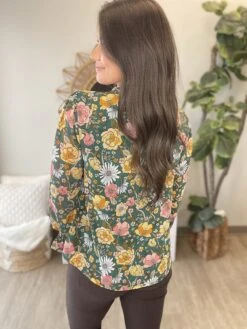 Floral Chiffon Top | S-L -Bee Cool Store RhMrdQIXWgGJIxAOQV2Of45zcfNL77Y1ievArEOu