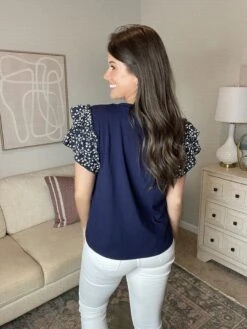 Ruffled Sleeves Short Sleeve Top | S - 3X - -Bee Cool Store SNaaBLWvYrbmOWgAZuiPAPxbOMUpsyCOysJ96V64