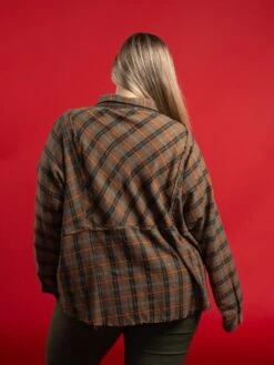 Mineral Washed Oversized Plaid Button Down Collared Shirt | S - 3XL -Bee Cool Store SOKboLhwYVeMVoN21NLs30MB4jO9Lm6bnZIcanPR