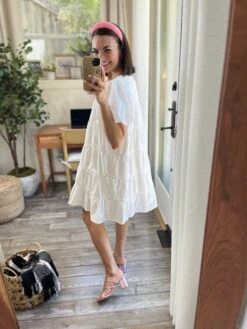 Poplin Tiered Mini Dress | S - L *Final Sale* -Bee Cool Store TfoHQCDF3mHtEw4FMZbrwzRxb8yJmGDM34GF8sCN