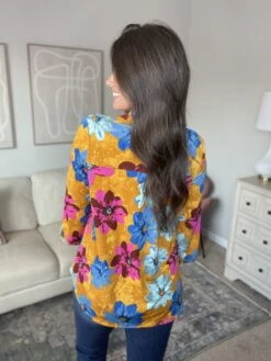 Multicolor Floral Long Sleeve Top | S-3X -Bee Cool Store ZfEqgBE4BnJniDsG0xUvAFcW9ey6fyUa7pUtGtRz