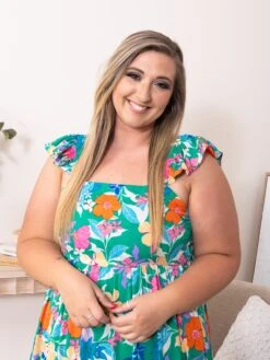 Floral Tiered Maxi Dress | S-XL -Bee Cool Store a05ecedde7cb15d7451e200796229a8b