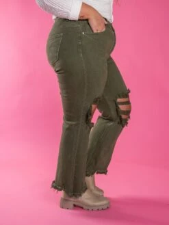 Risen High Rise Distressed Straight Leg Jeans | 0 - 3X -Bee Cool Store aIK0yJEskMkouWEdYUuBXWMIWvaB1O9aRIQXIjAQ