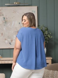 Solid Short Sleeve Top | S-L -Bee Cool Store aa886c60ced01c08ddc661c8ef0977ee