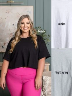 Short Sleeve Relaxed Fit Top | S- 3X