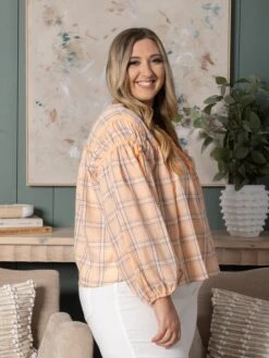 Long Sleeve Plaid Top | S-L -Bee Cool Store d03d5f2011cb53bdf021d54864b4464d