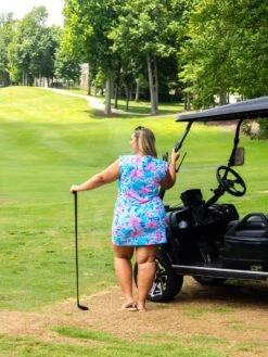 Mackenzie Cap Sleeve Dress SPF 50 | S-XL -Bee Cool Store d68171a33679632d74a3adb889e251f9