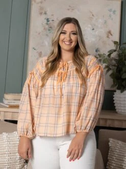 Long Sleeve Plaid Top | S-L -Bee Cool Store dd794c21cca2b503e9f95484b19f1a7d