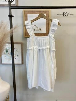 Square Neck Ruffle Strap Dress | S-L *Final Sale*