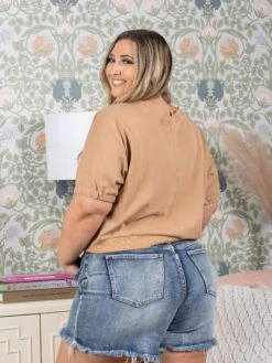 Short Sleeve Terry Knit Top | S-L -Bee Cool Store e029c4ecc90d8c817054f7c26e8d7ad8