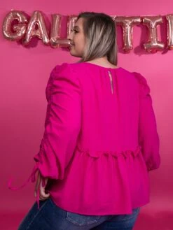 Round Neck Ruffled Waist Babydoll Top W/ Adjustable Sleeves | S-3XL -Bee Cool Store erOy9nkHjwrjcH3Z3UHI2DvqsgQMdC5EOolMXdWu