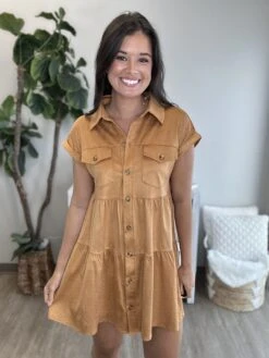 Tiered Suede Dress | S-3X -Bee Cool Store fbZjBBMy9LogcfBWoLsEMdbPlcSvsNqkaC3kHx83