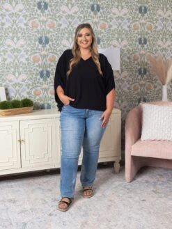 Judy Blue Tummy Control Wash Straight Leg Jeans | 0-24