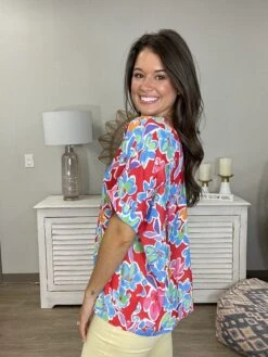 Flower Print Dolman Sleeve Top | S-L- -Bee Cool Store kvnAHkf7hVmGRg2Pk0rIjCWZ8teiEpkVHCgLwsjU