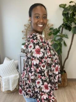 Hibiscus Haze Blouse | S-3XL *Final Sale* -Bee Cool Store lVDk8MTZjocResiHOs6SS46SWid6aSoAxypl4Bla