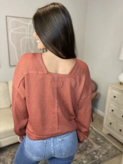 Raw Edge Oversized Waffle Knit Long Sleeve Top | S - 3XL -Bee Cool Store p9QBI4WA3NG9xQWIB6H9zbkbunvQdWtgQsmI9NJS